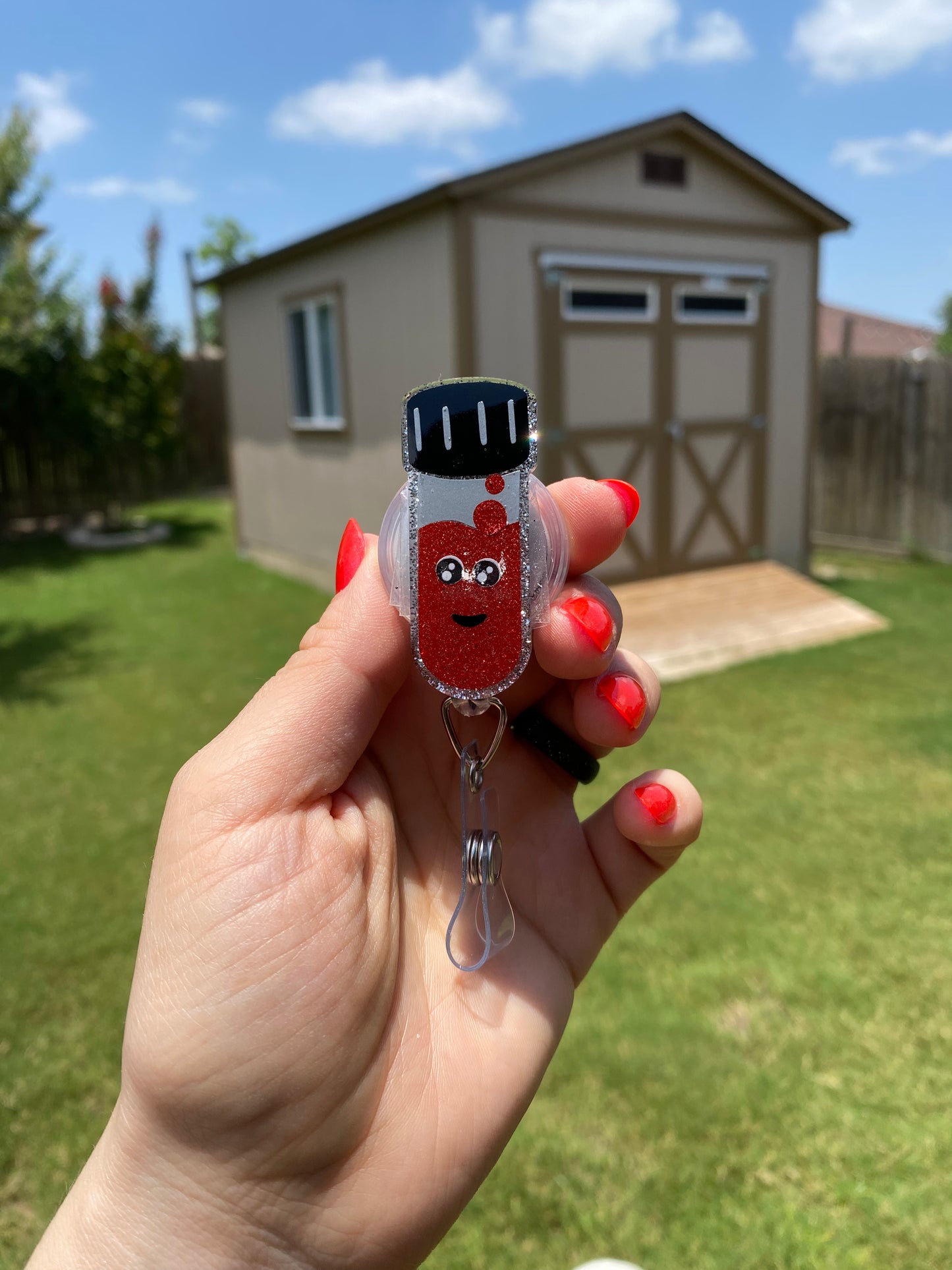 Occupation Badge Reel - Sample Tube 🧪