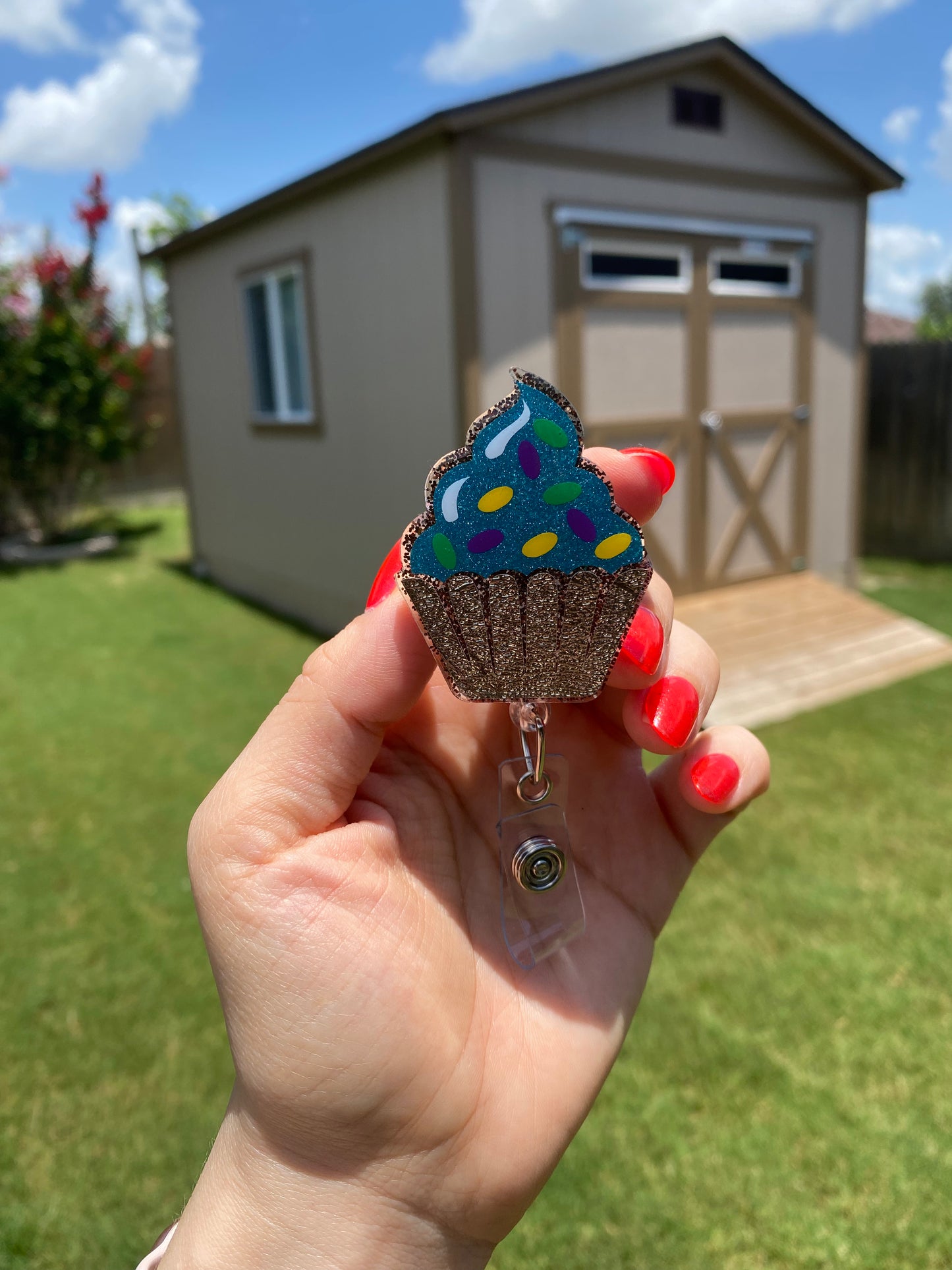 Badge Reel - Cupcake