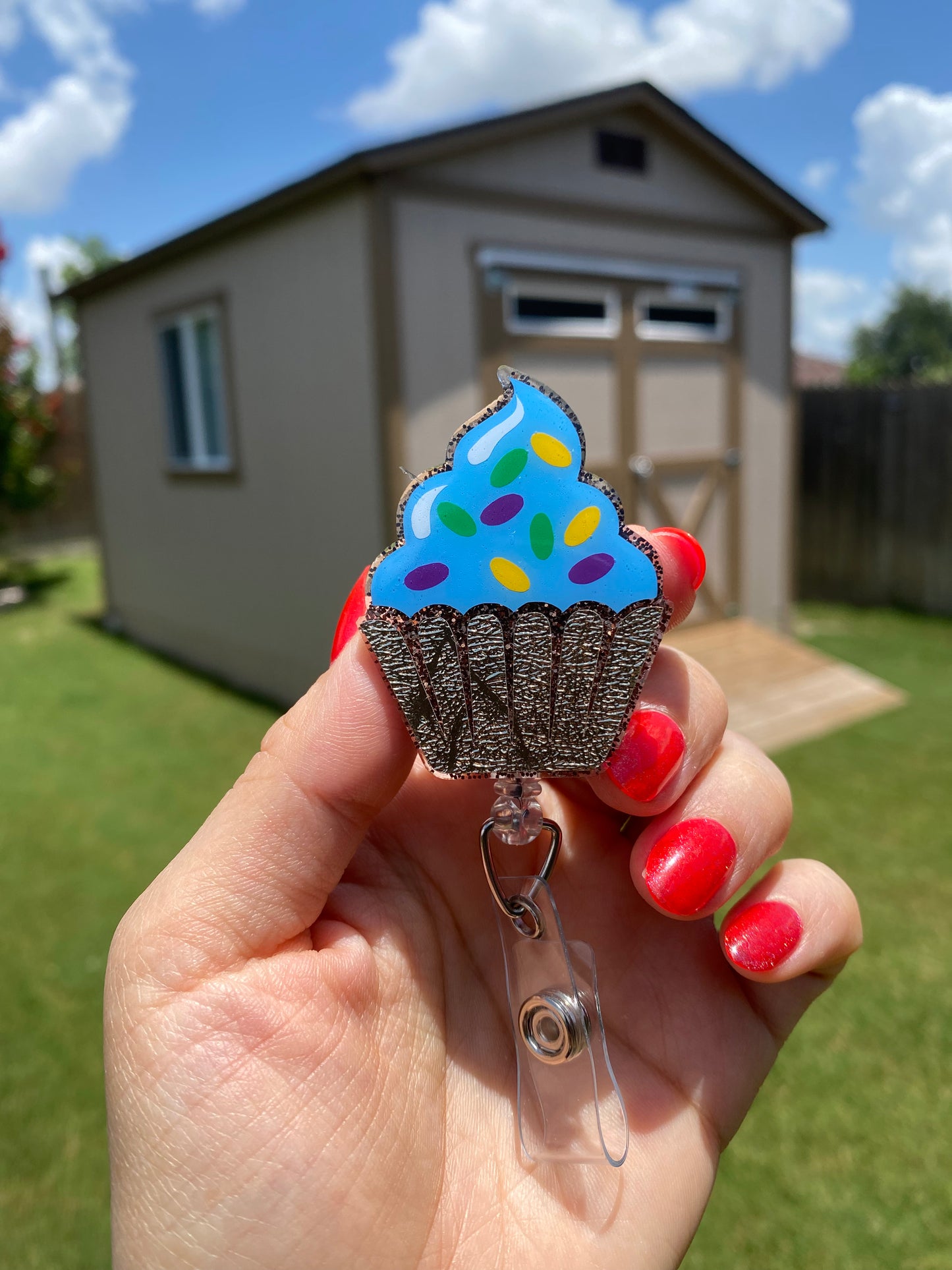 Badge Reel - Cupcake