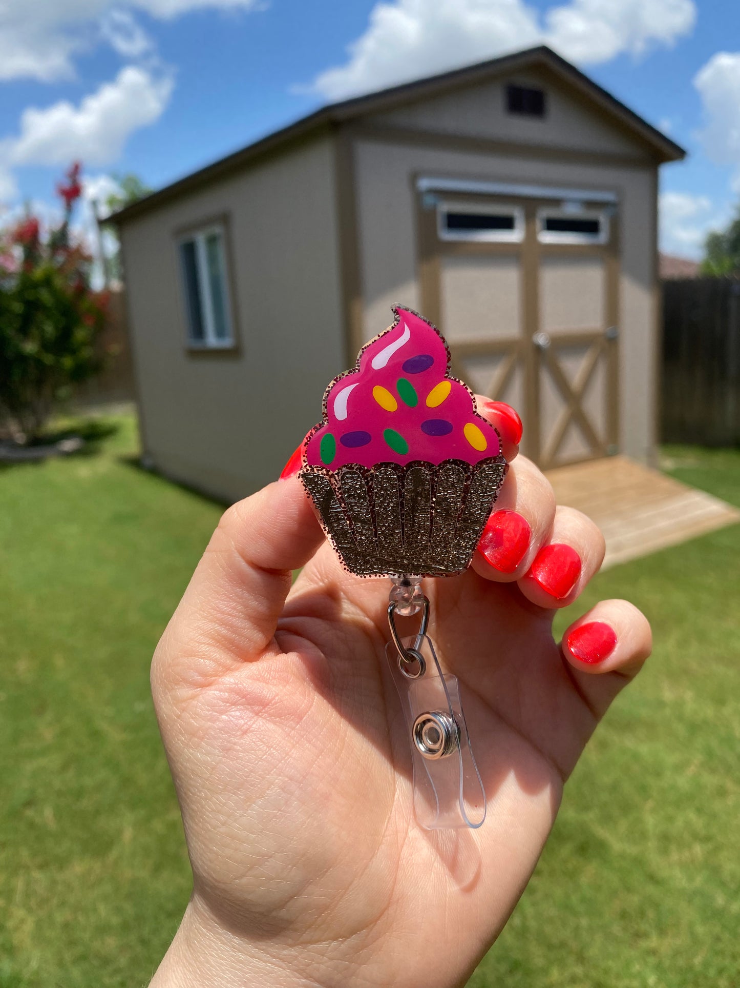 Badge Reel - Cupcake
