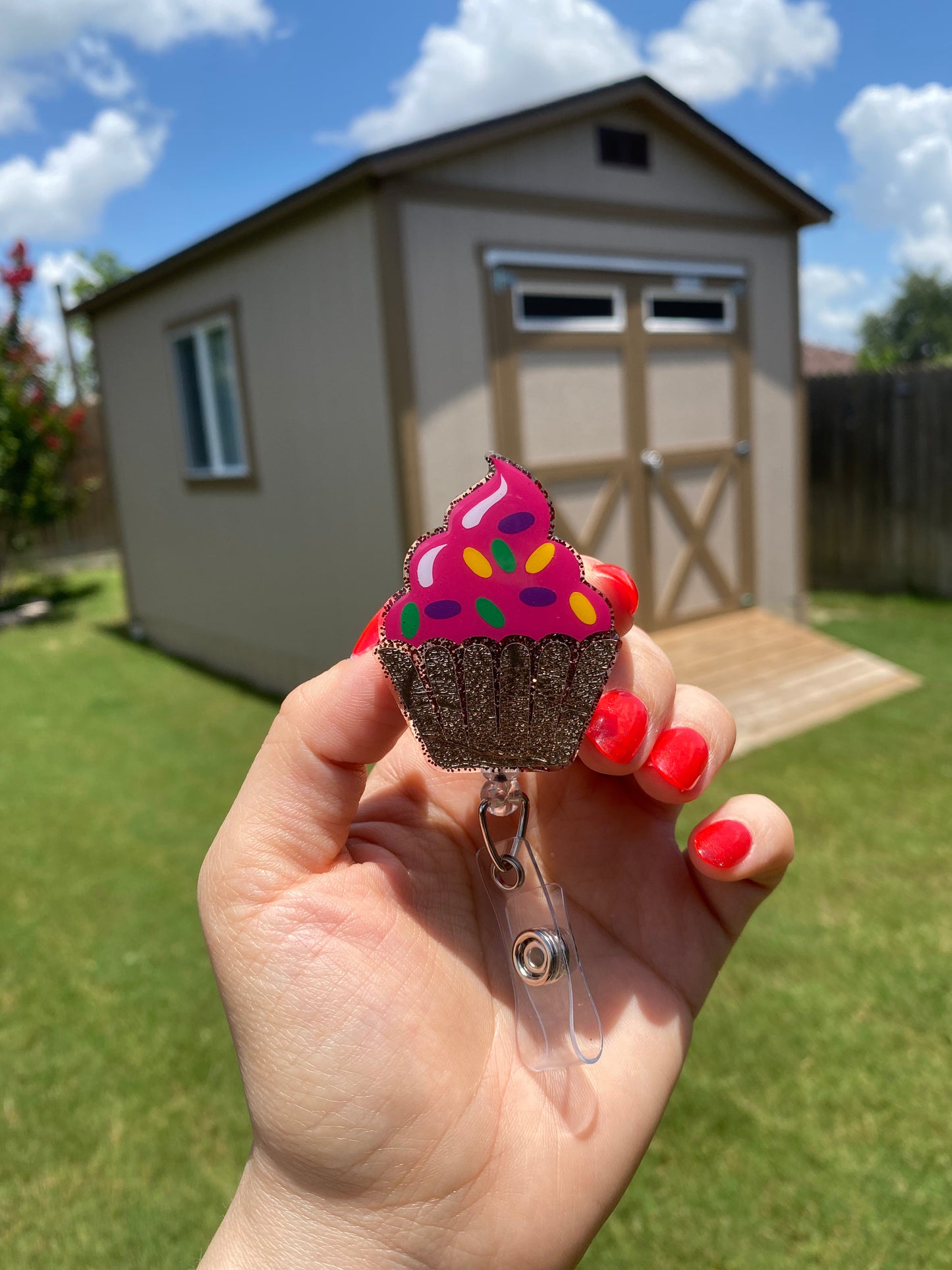 Badge Reel - Cupcake