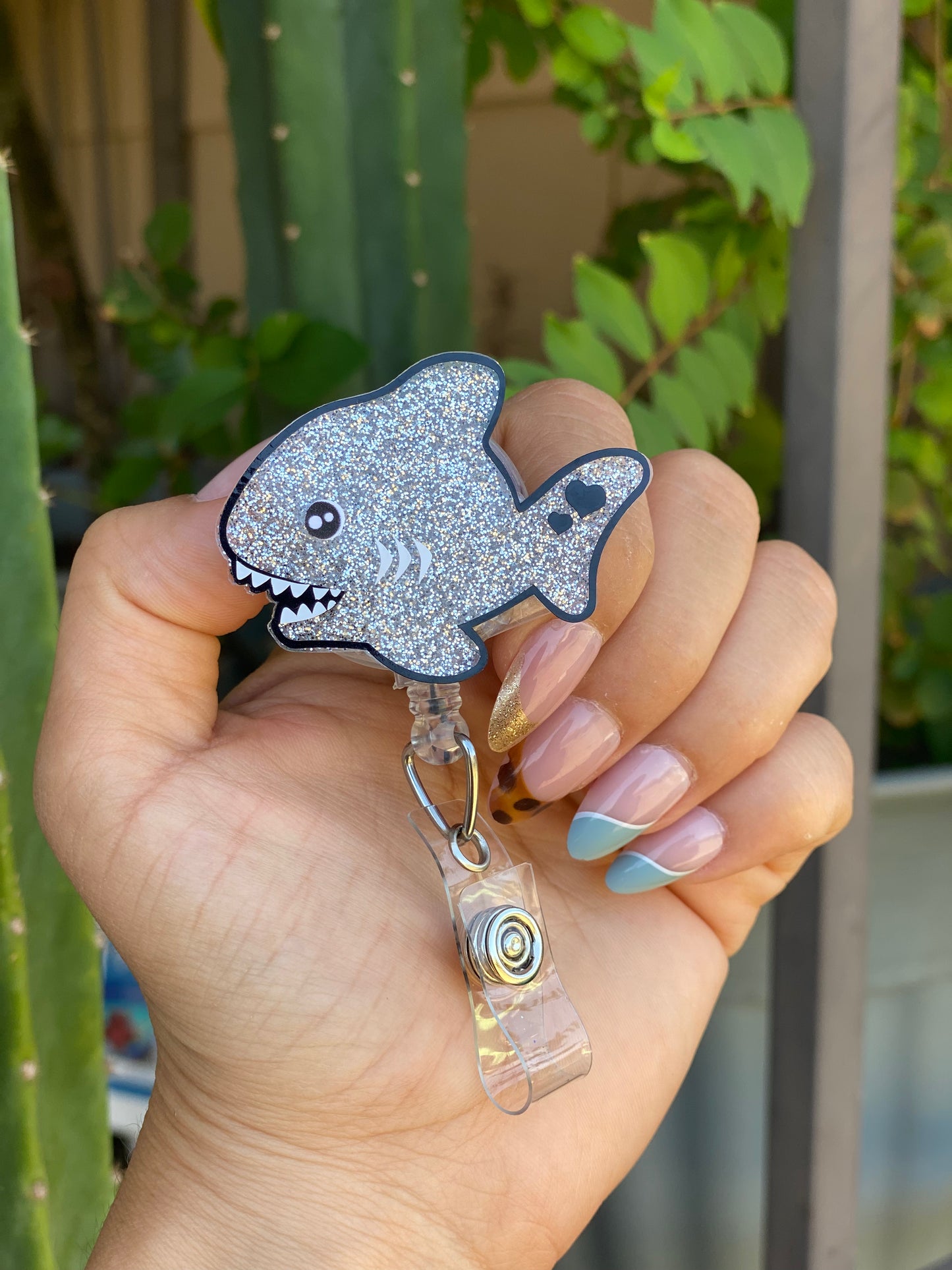 Animal Badge Reel: Baby Great White Shark 🦈
