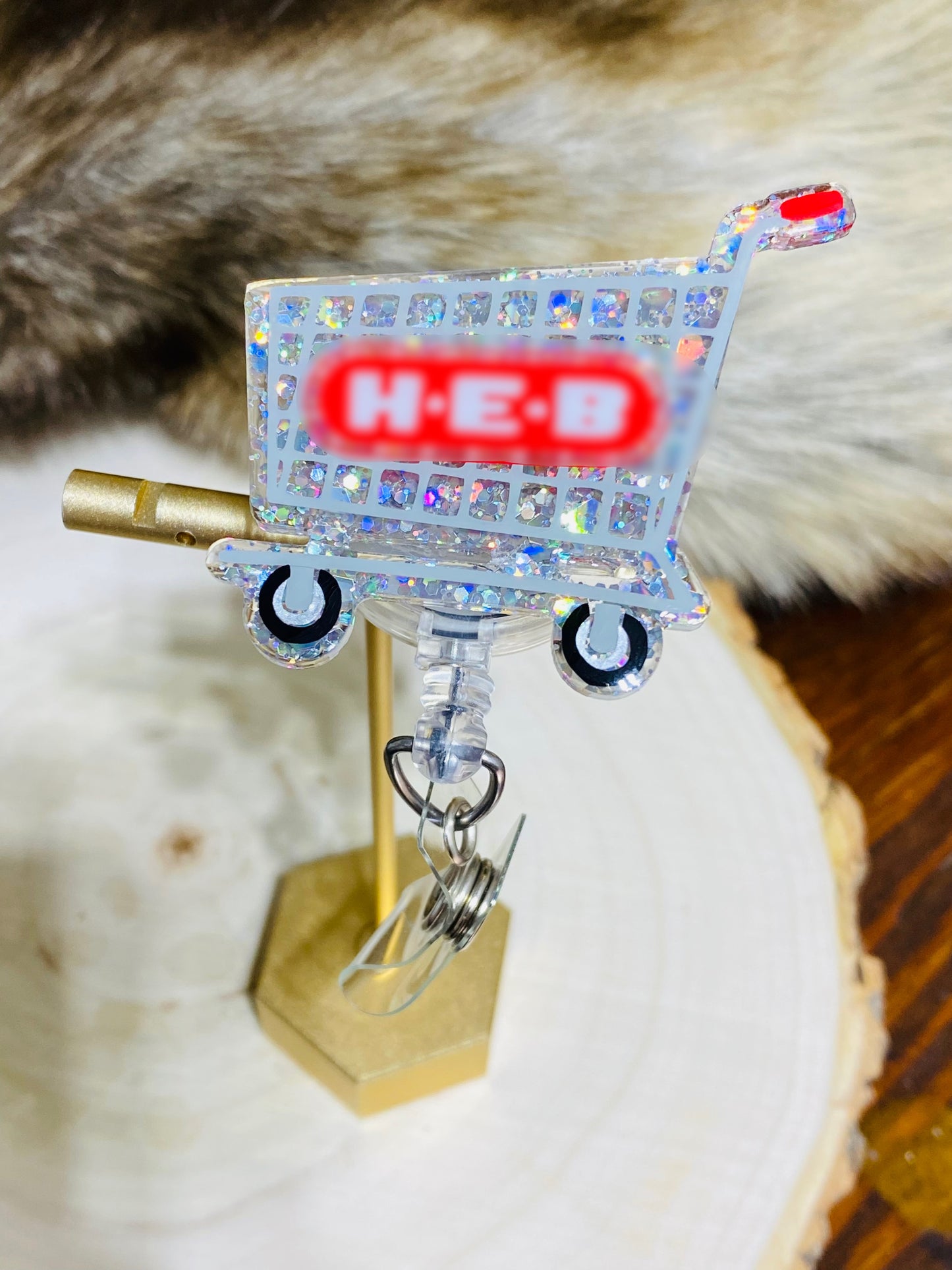 Badge Reel - HEB Cart 🛒