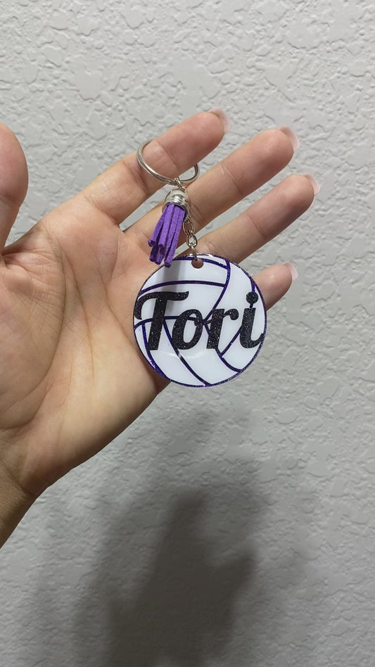 Keychain - Custom Volleyball 🏐
