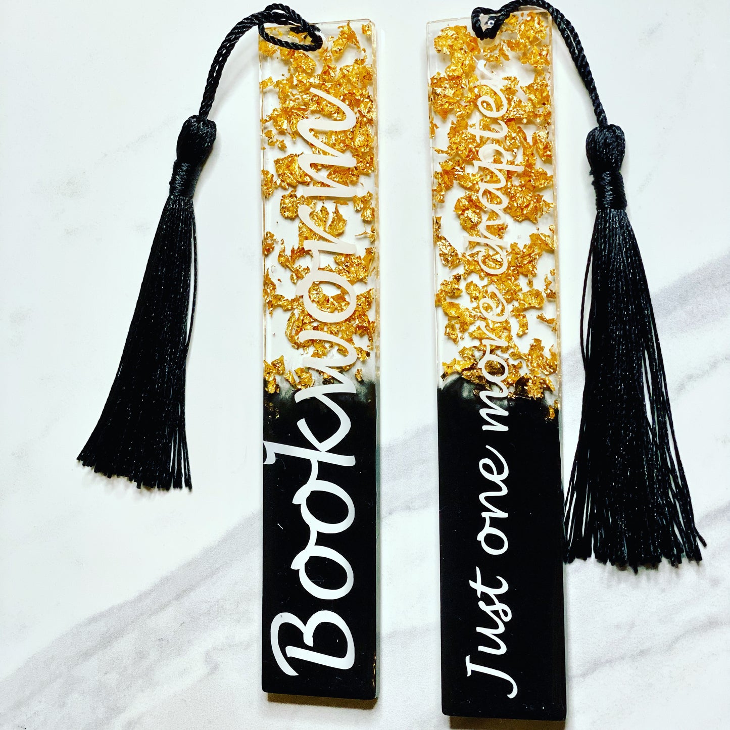 Bookmark - Black “Bookworm”