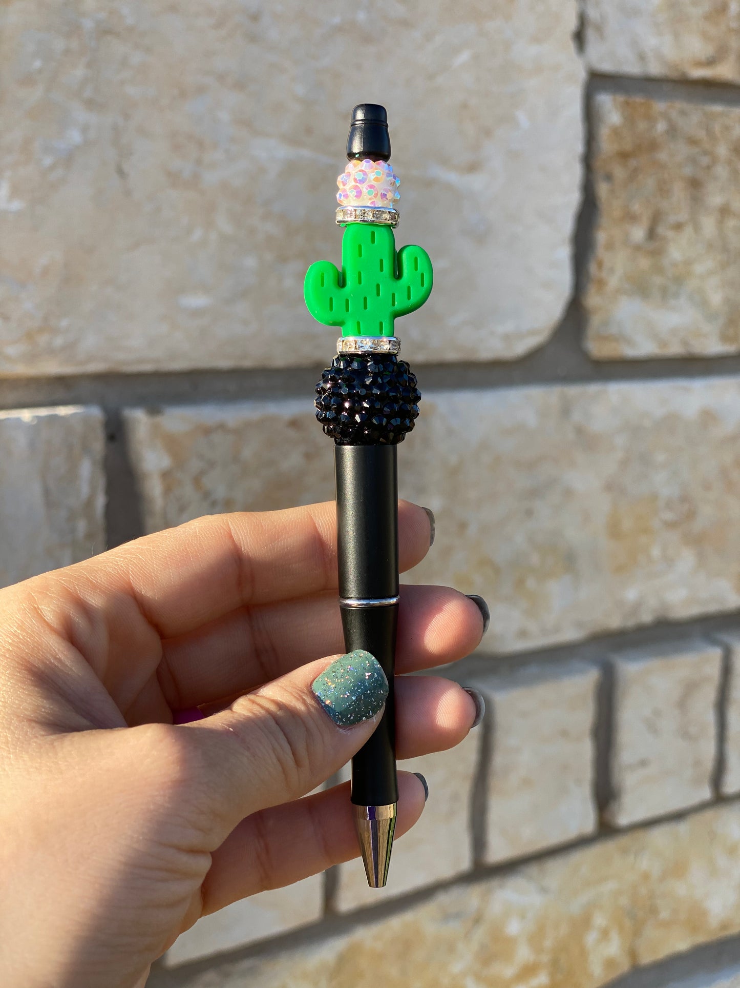 Beaded Pen🖊️- Cactus 🌵