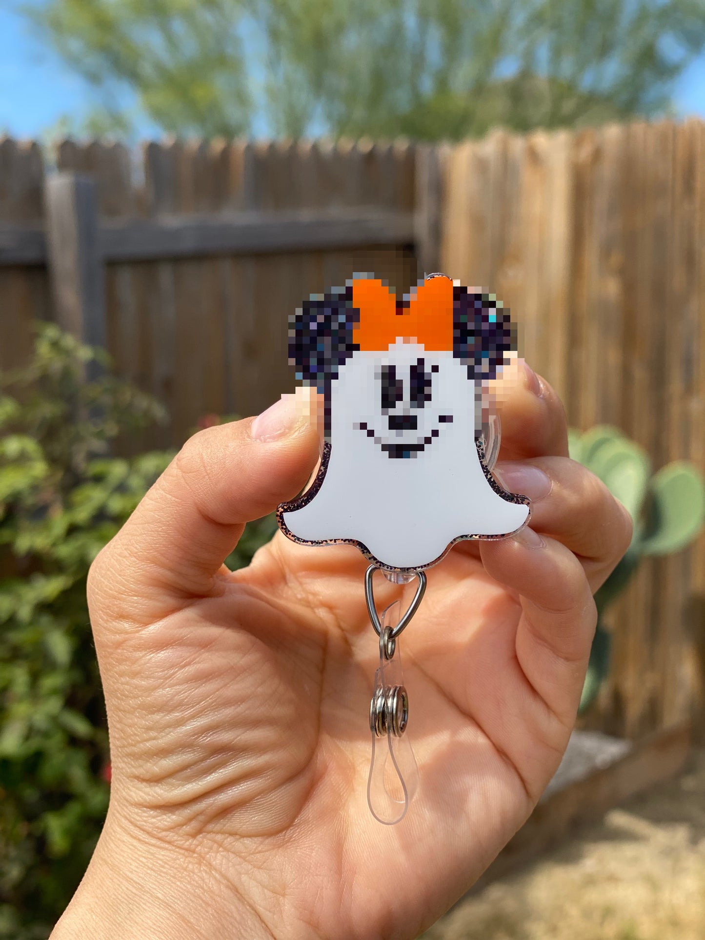 Halloween Badge Reel - Ghost Girl