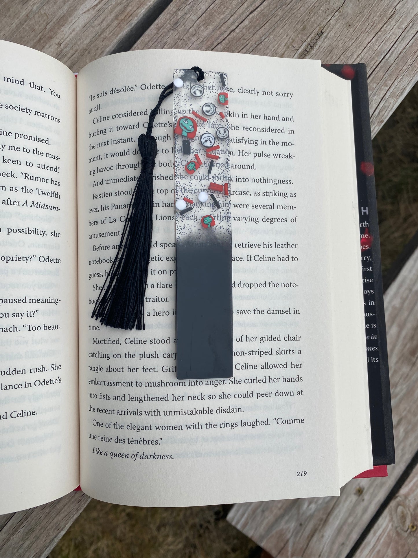 Halloween Bookmark - J 🎃 & S 🧵🪡