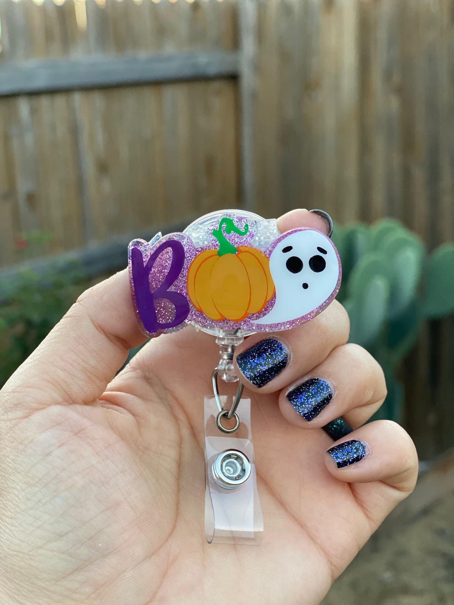 Halloween Badge Reel - Boo 👻