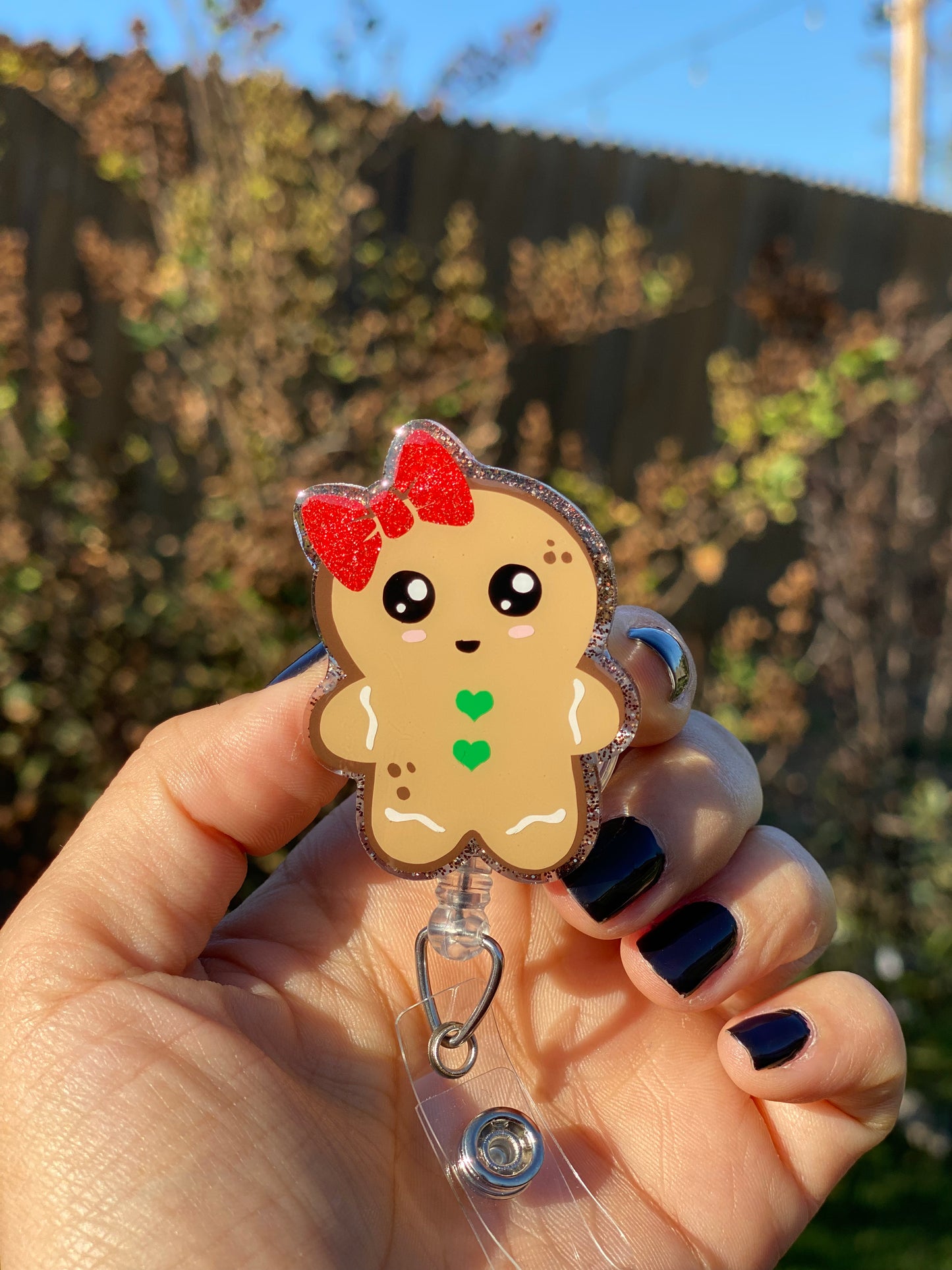 Christmas Badge Reel - Gingerbread Girl