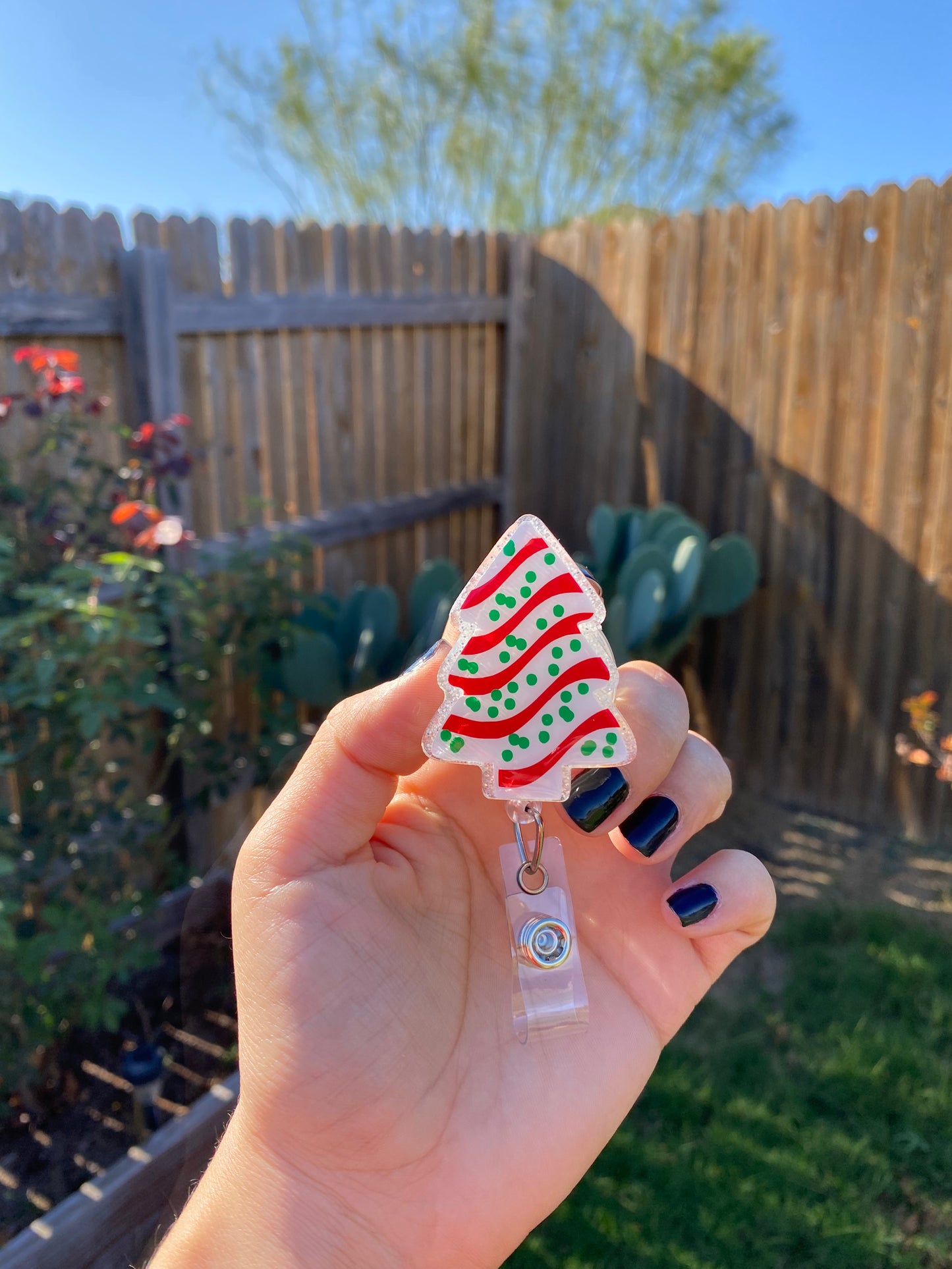 Christmas Badge Reel - Christmas Tree 🎄 Pastry