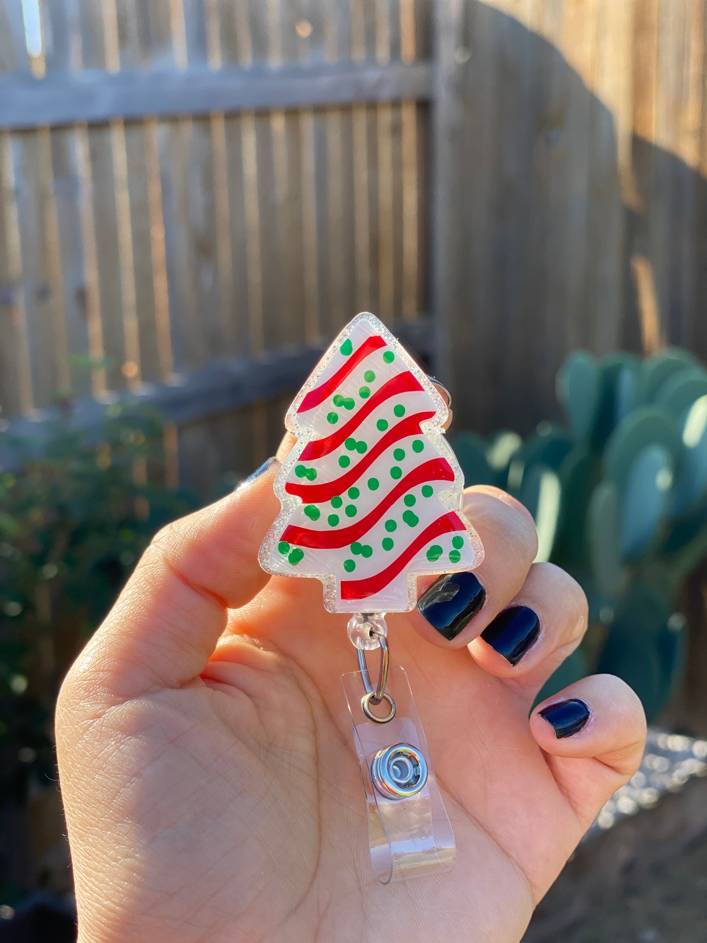Christmas Badge Reel - Christmas Tree 🎄 Pastry