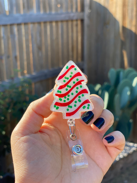 Christmas Badge Reel - Christmas Tree 🎄 Pastry