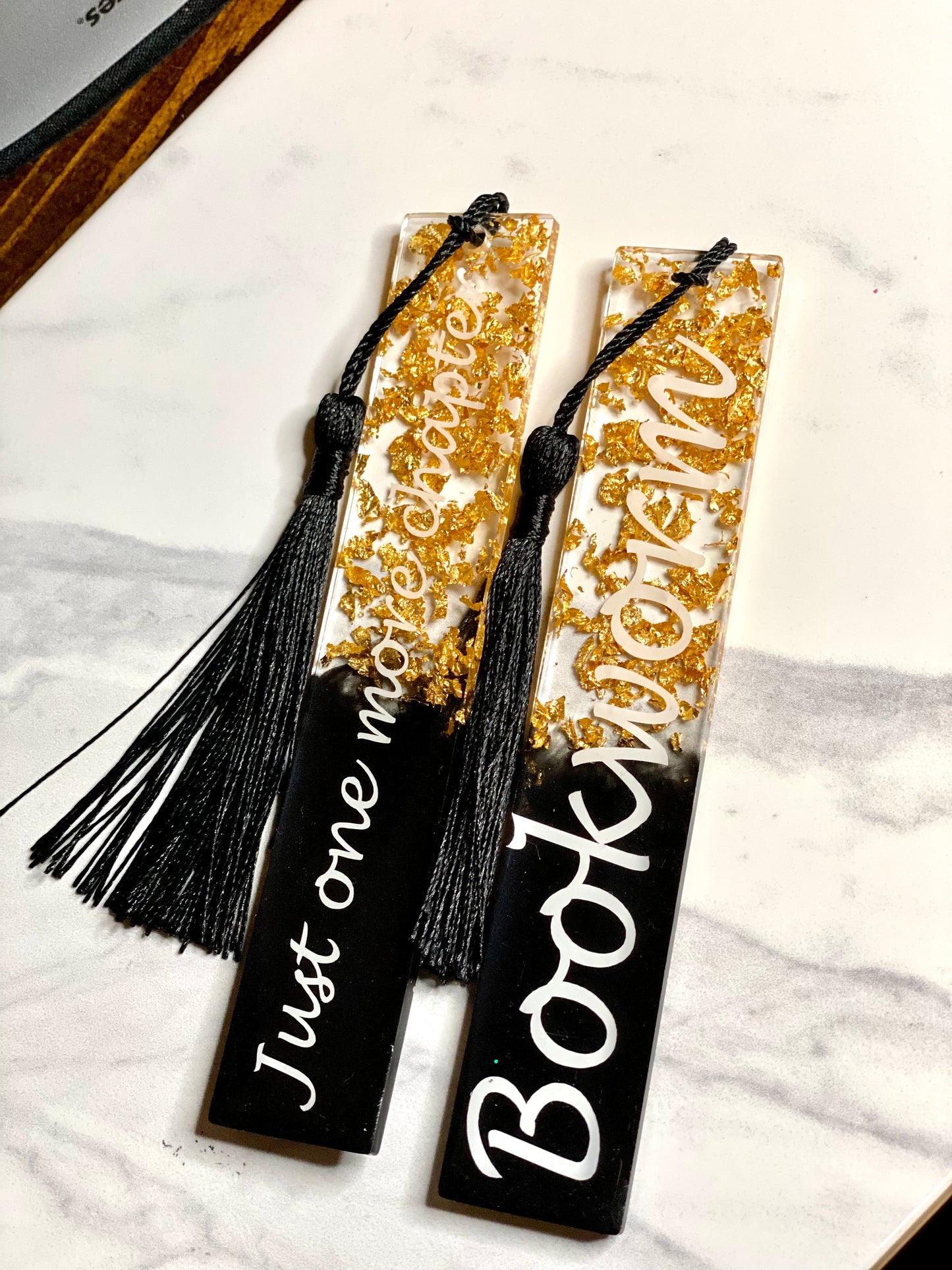 Bookmark - Black “Just One More Chapter”