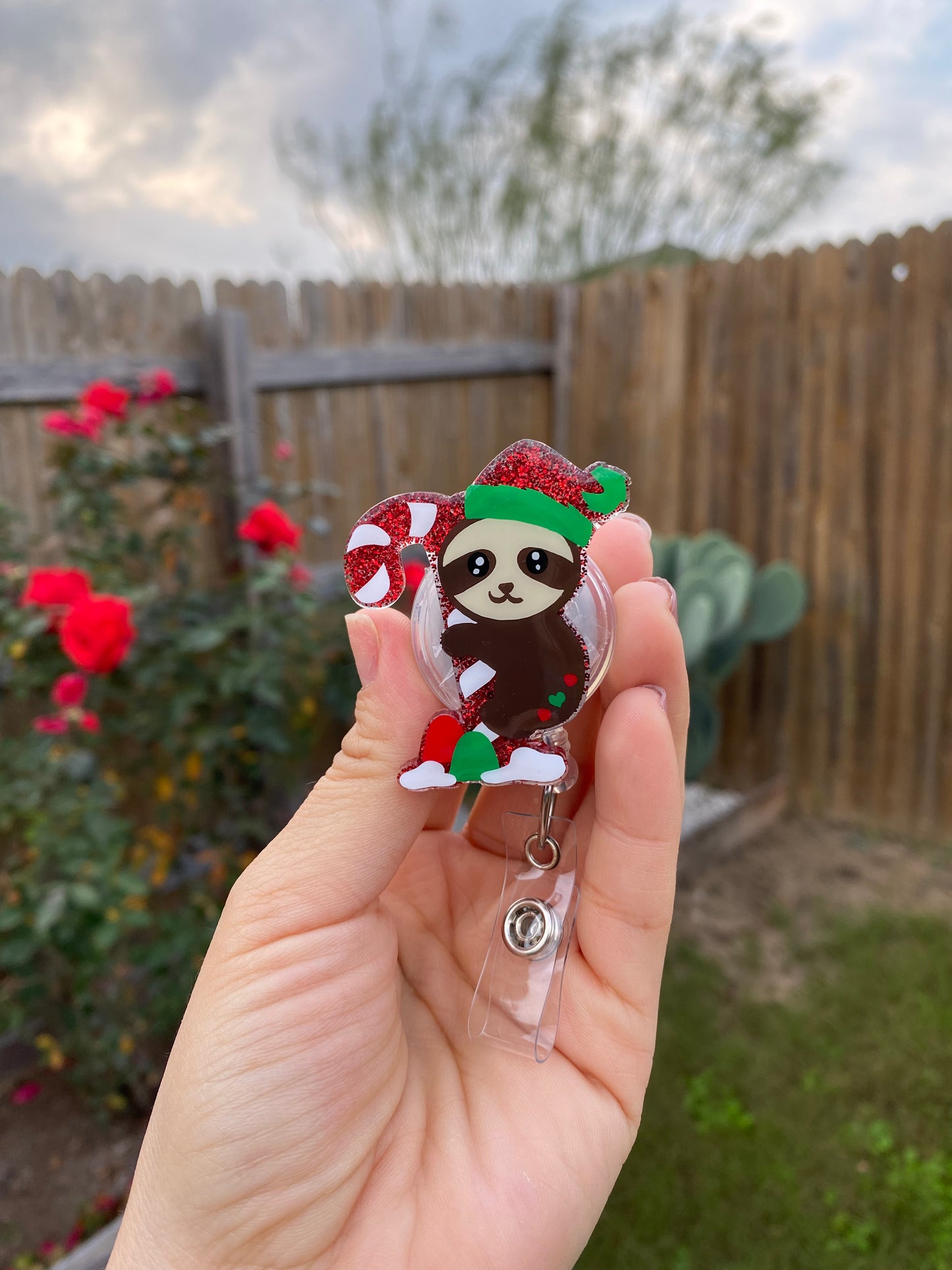 Christmas Badge Reel - Christmas 🎄 Sloth
